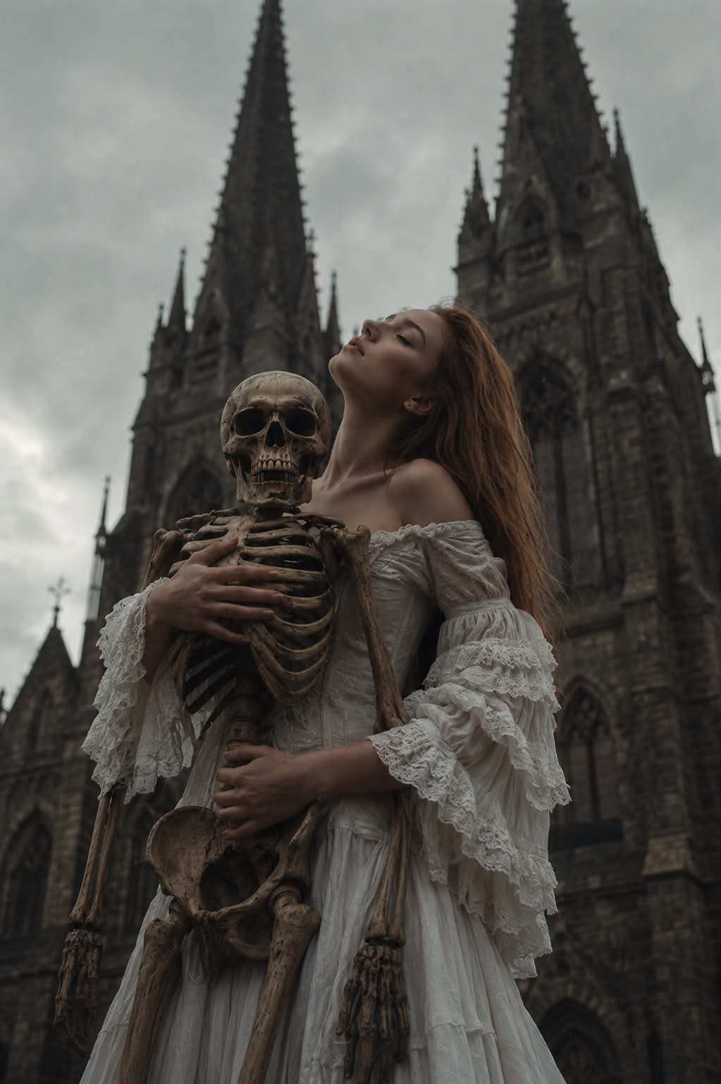 Gothic Cathedral Skeleton Portrait output 2