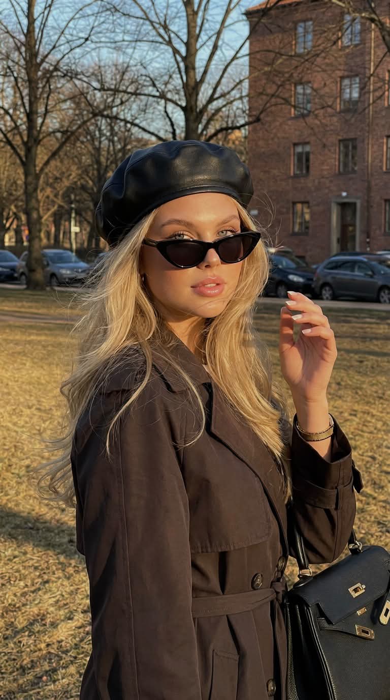 Golden-Hour Street-Style Portrait