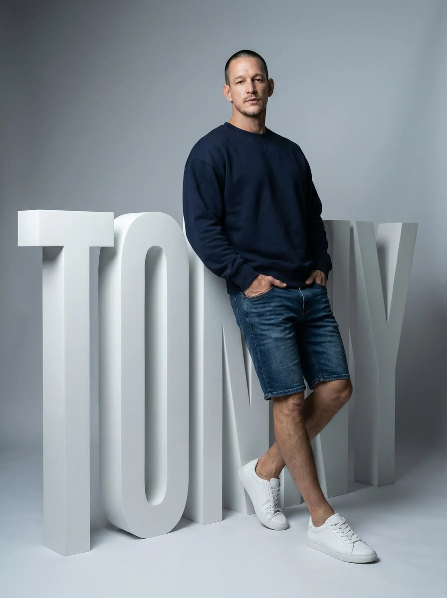 Minimalist 3D Name Fashion Portrait output 2