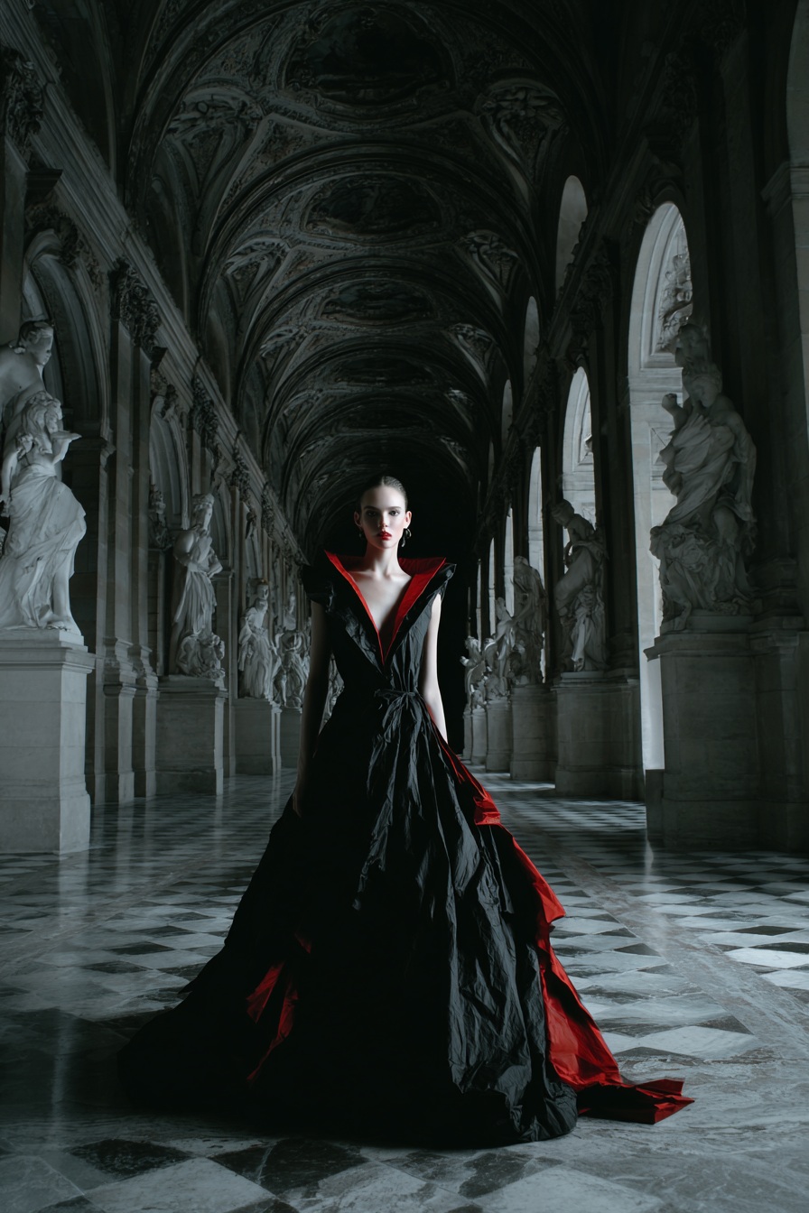 Ghostly Fashion Editorial at the Louvre output 4