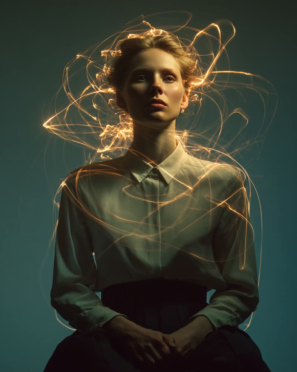 Cinematic Portrait with Radiant Energy output 7