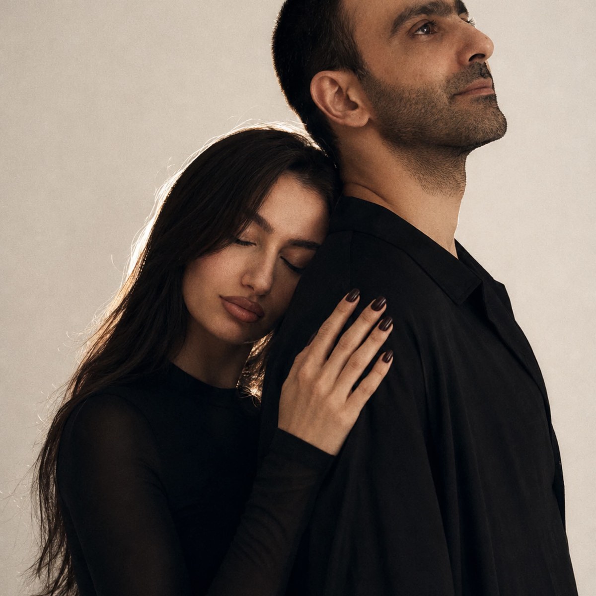 Cinematic Studio Portrait of a Couple output 2