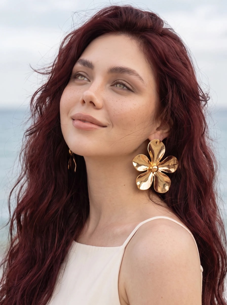 Coastal Luxury Beauty Editorial Portrait output 16