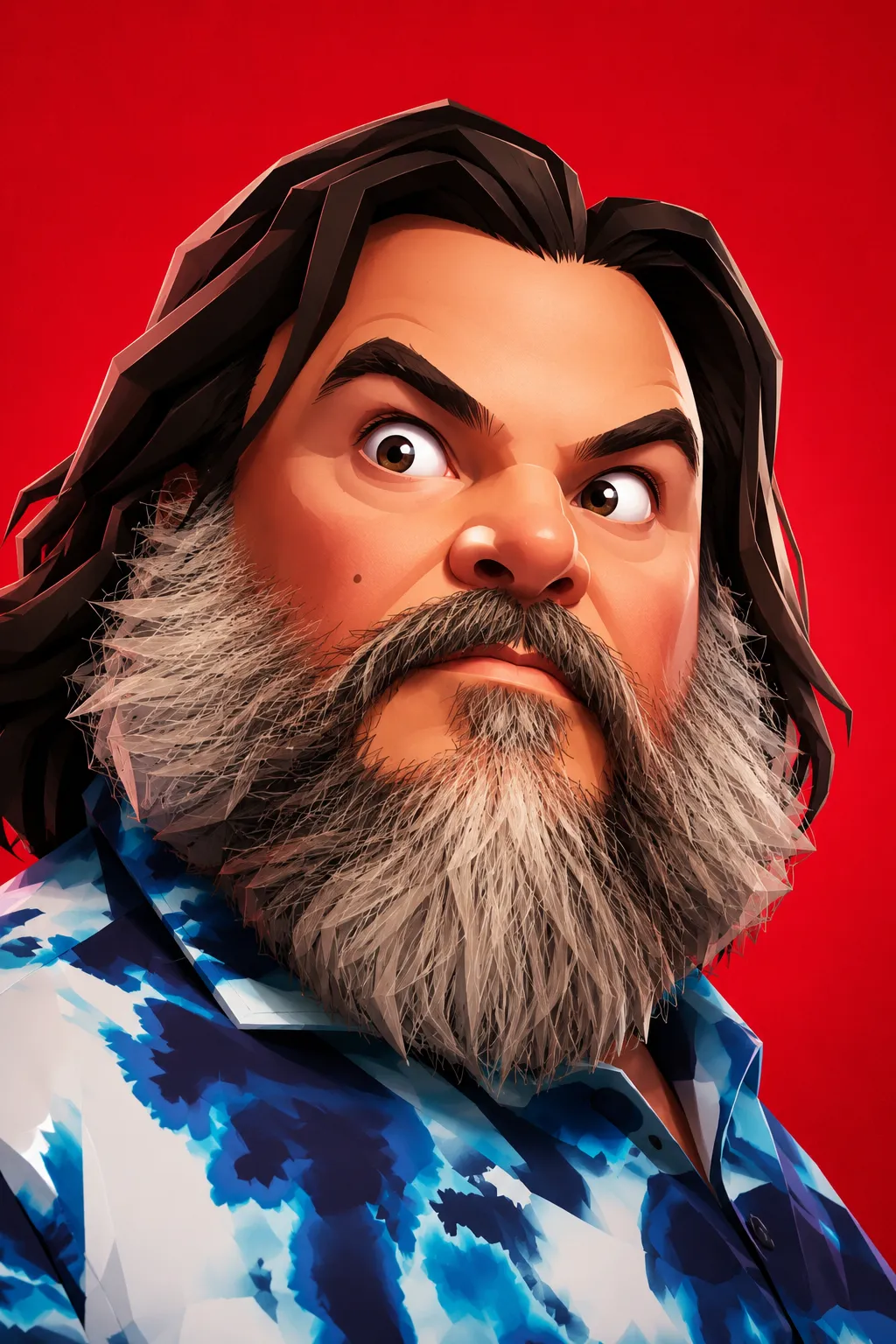Stylized 3D Caricature Portrait from a Photo output 3