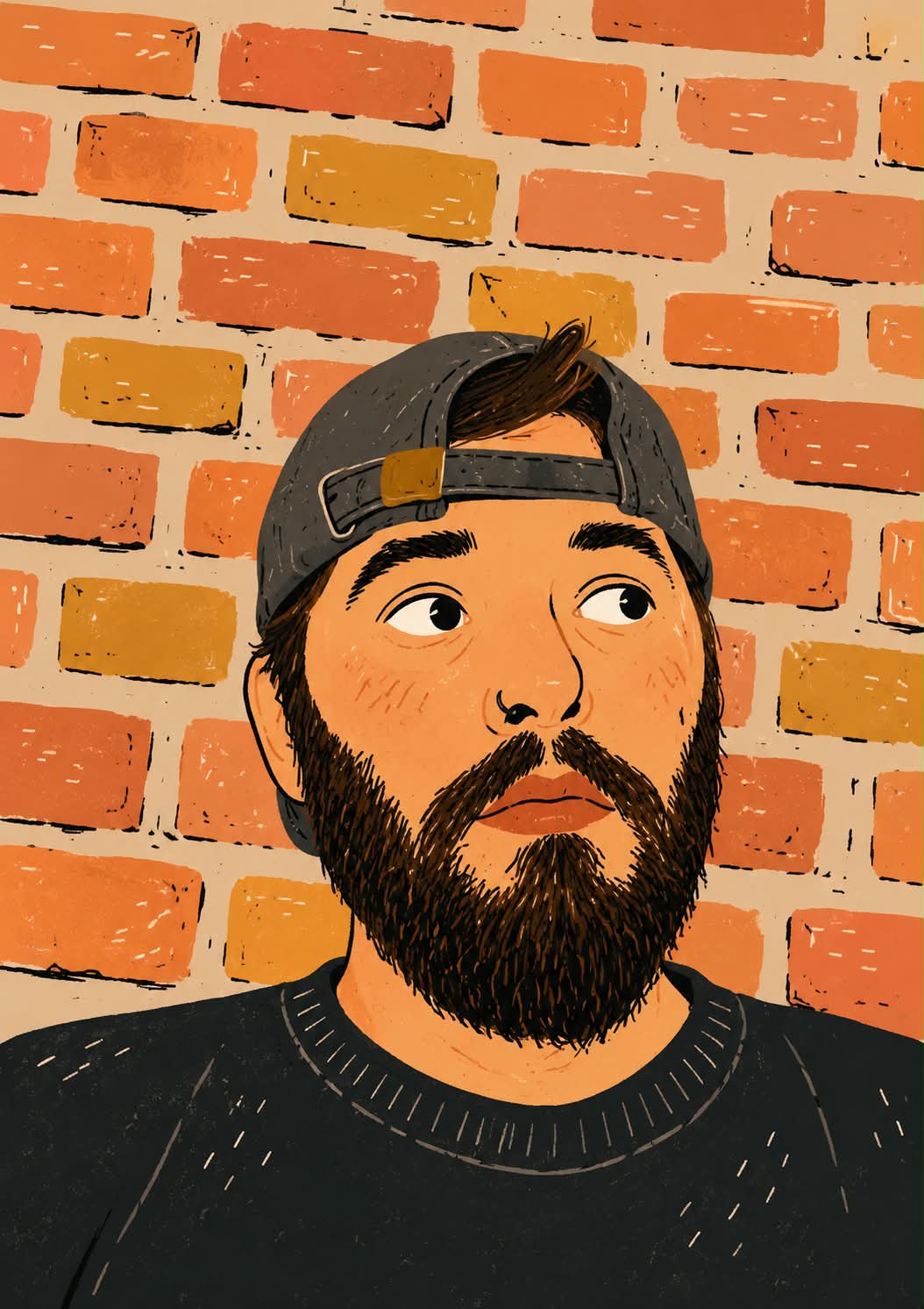 Modern Naïve Illustration from a Photo output 2