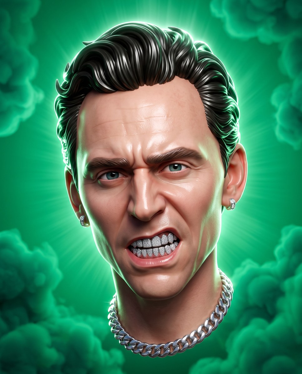Glossy 3D Caricature Portrait output 6