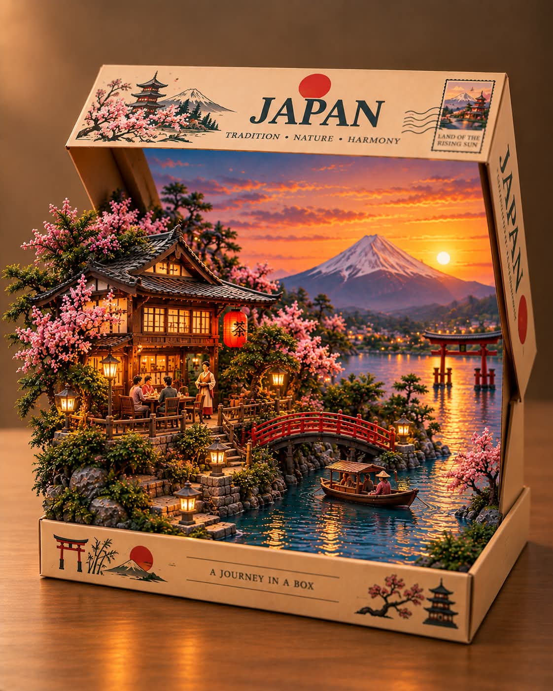 A Journey in a Box: Miniature Travel Diorama output 3