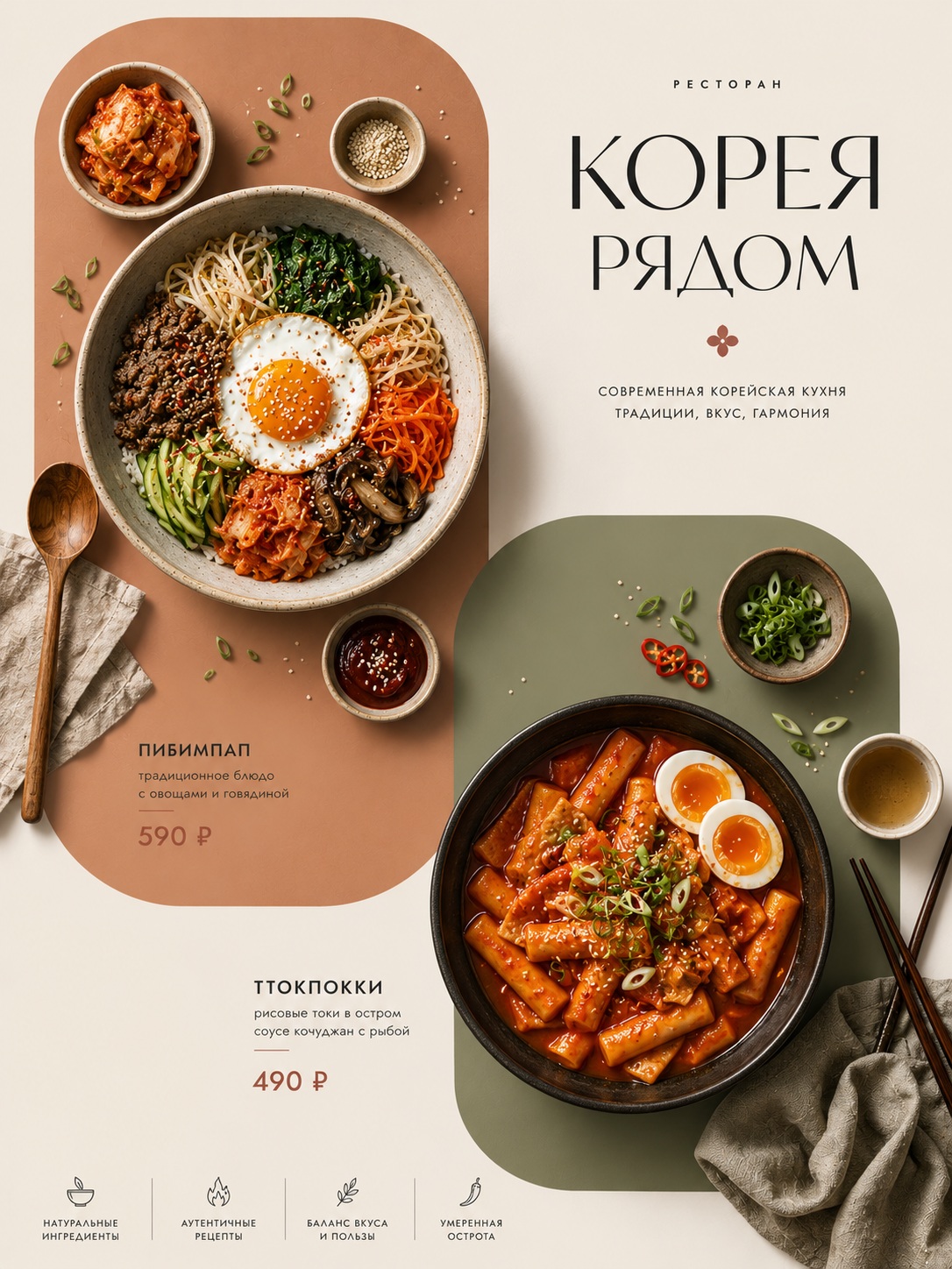 Premium Italian Restaurant Menu Poster output 2