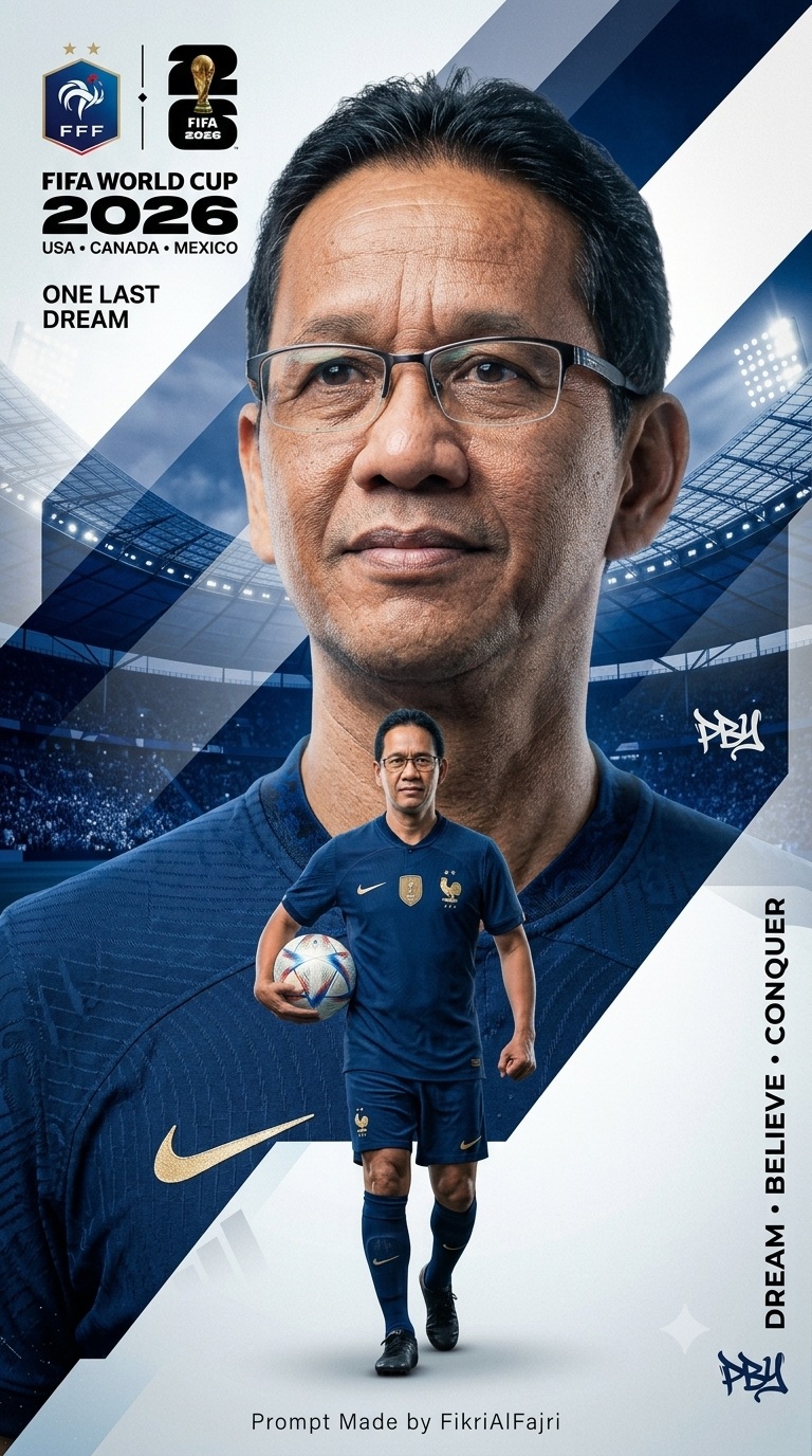 Cinematic FIFA World Cup 2026 Football Poster