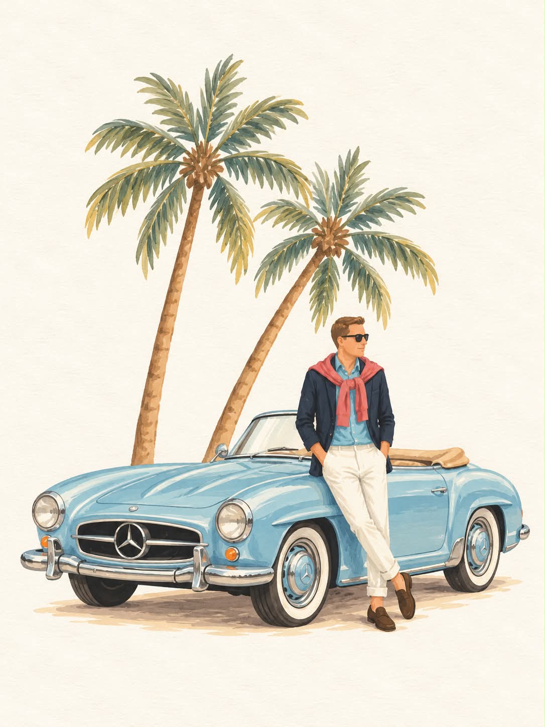 Vintage Summer Travel Poster output 3
