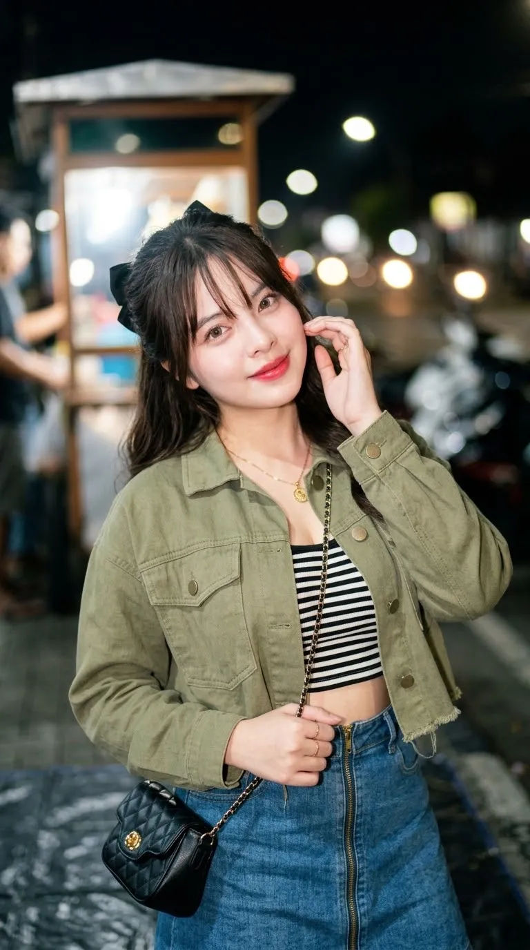 Direct-Flash Street-Food Night Portrait output 8