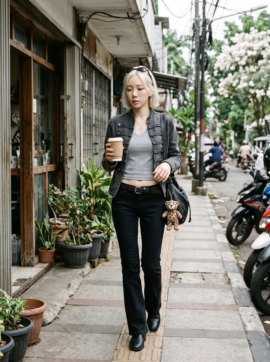 Jakarta Corner Coffee Stop Street-Fashion Photo output 2