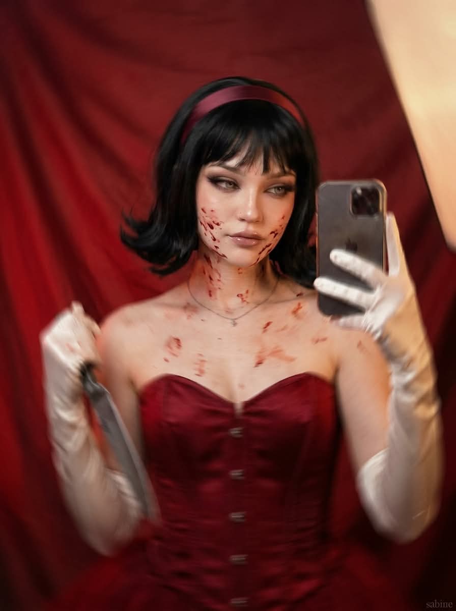 Gothic Coquette Horror-Doll Fashion Portrait output 5