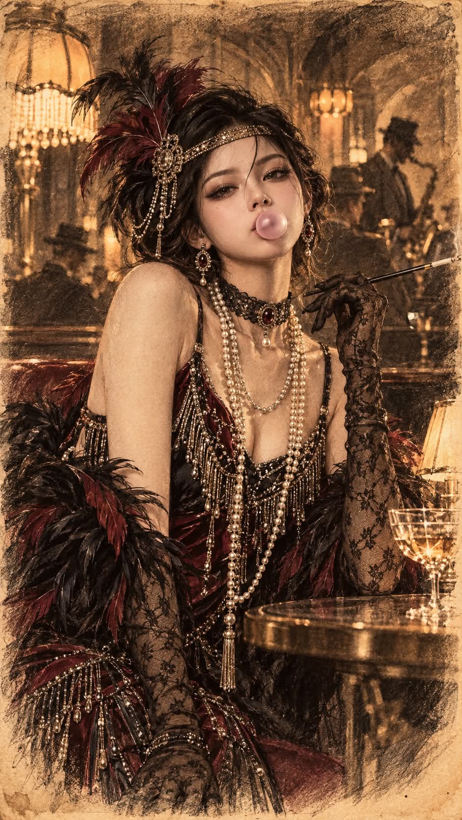 The Jazz Age Rebel — Roaring Twenties Portrait