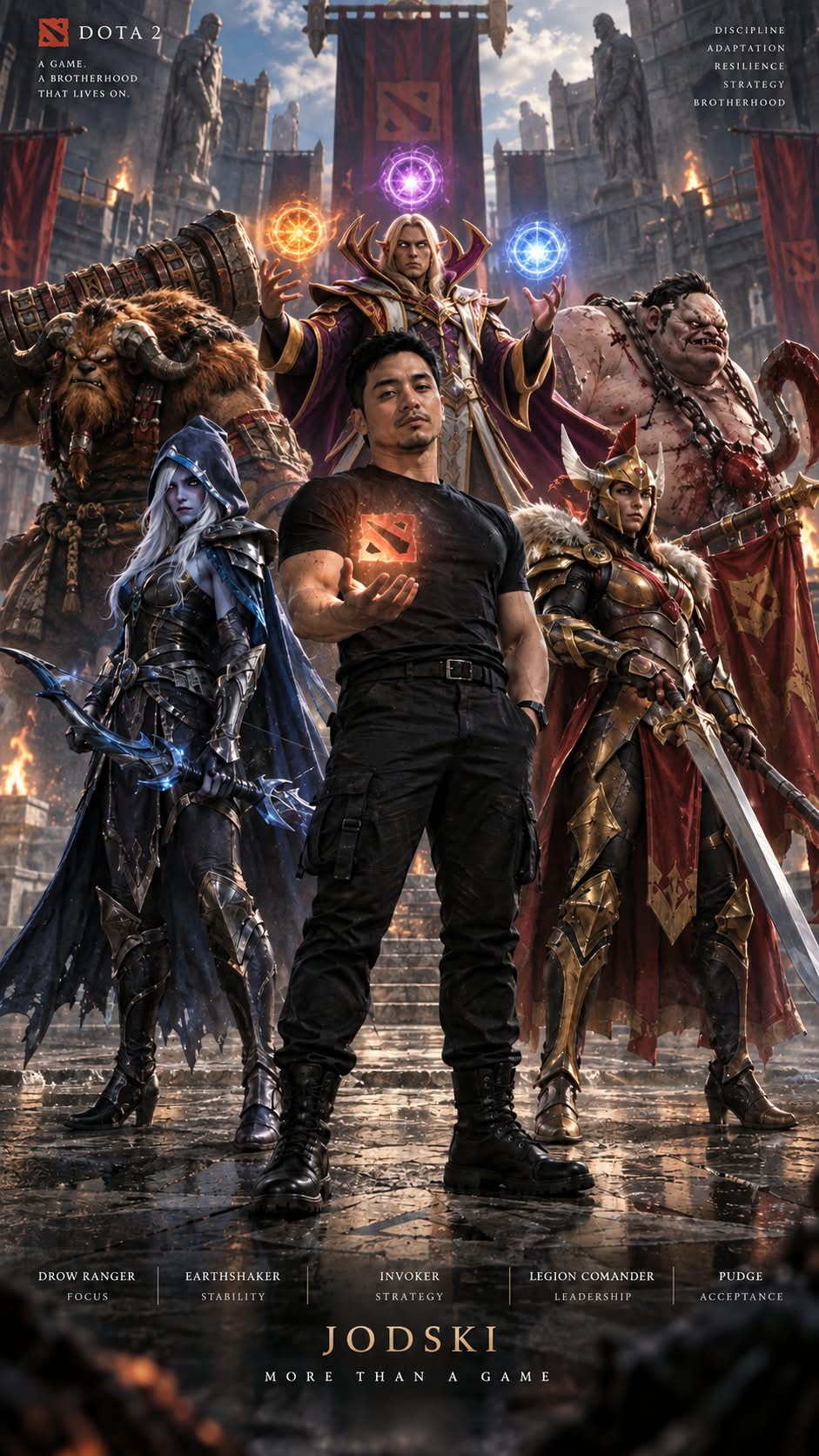 Dota 2 Hero Personality Poster