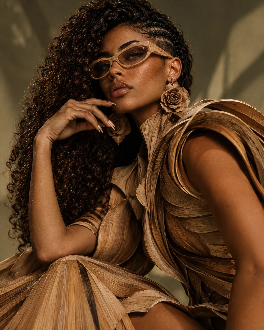 Wooden Rose: Organic Futurist Haute Couture output 2