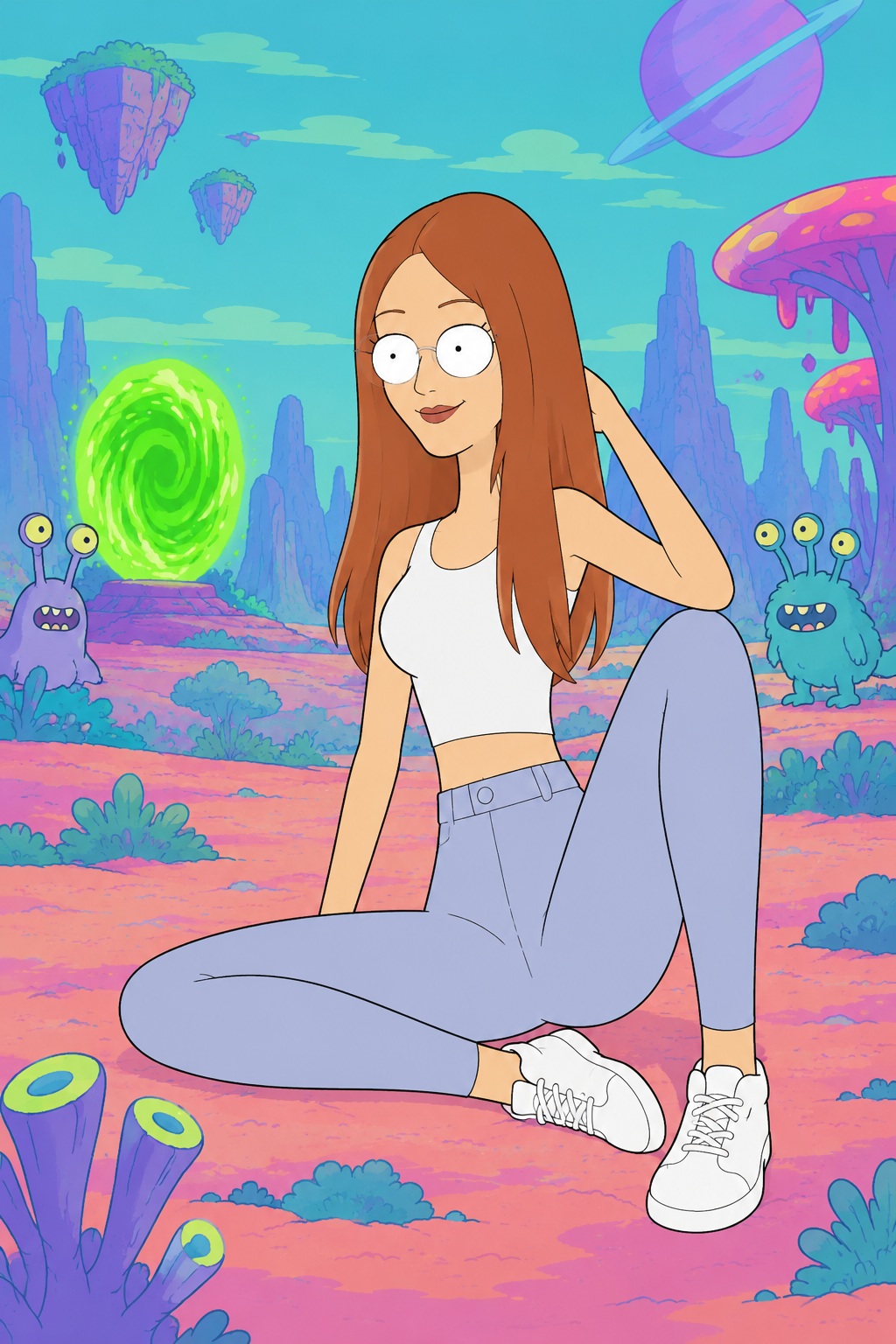 Transform a Person into an Original Rick and Morty-Style Character