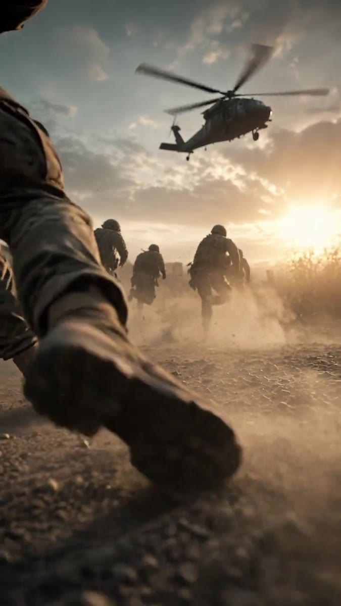 Military Action Montage Vertical Short