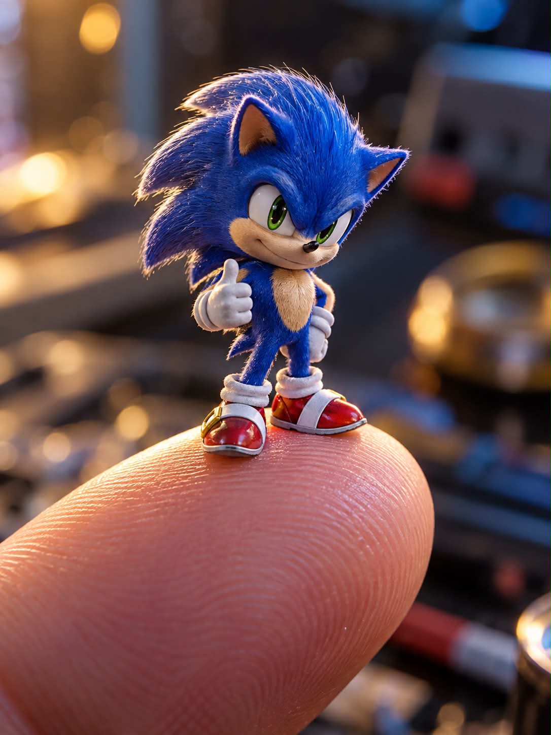 Tiny Character on a Fingertip output 8