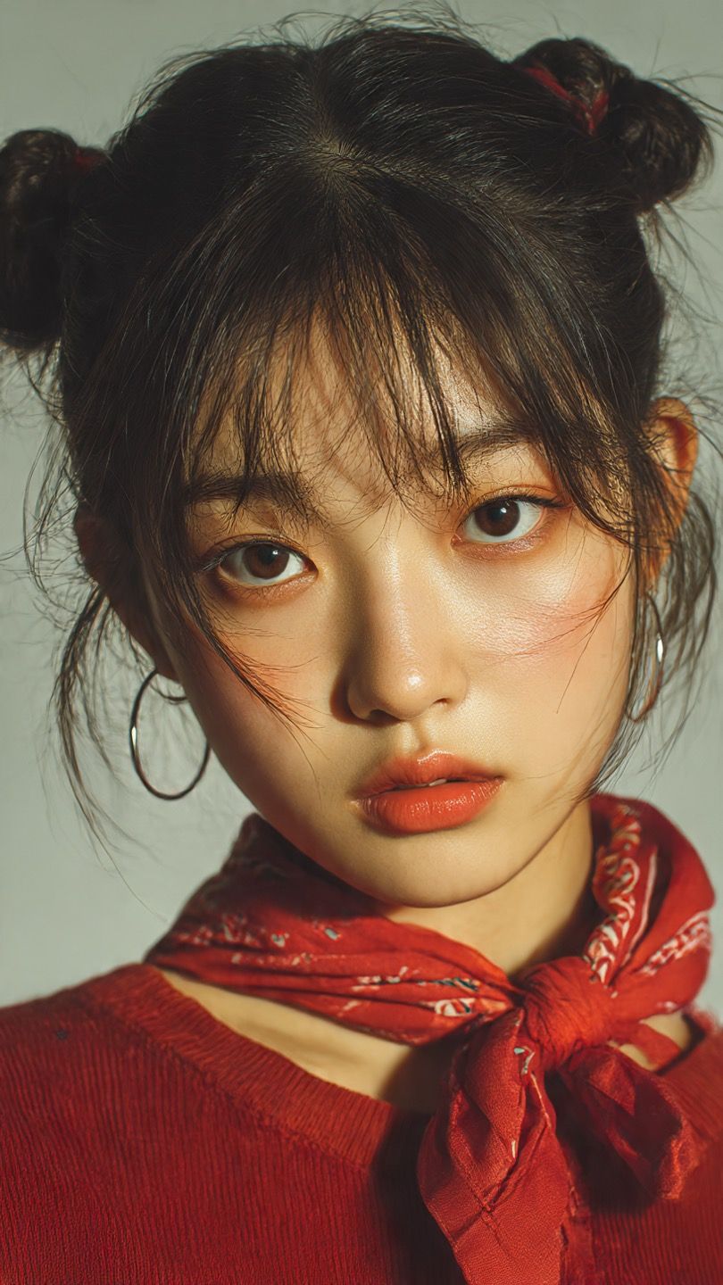 Photorealistic Korean Fashion Portrait Prompt output 1