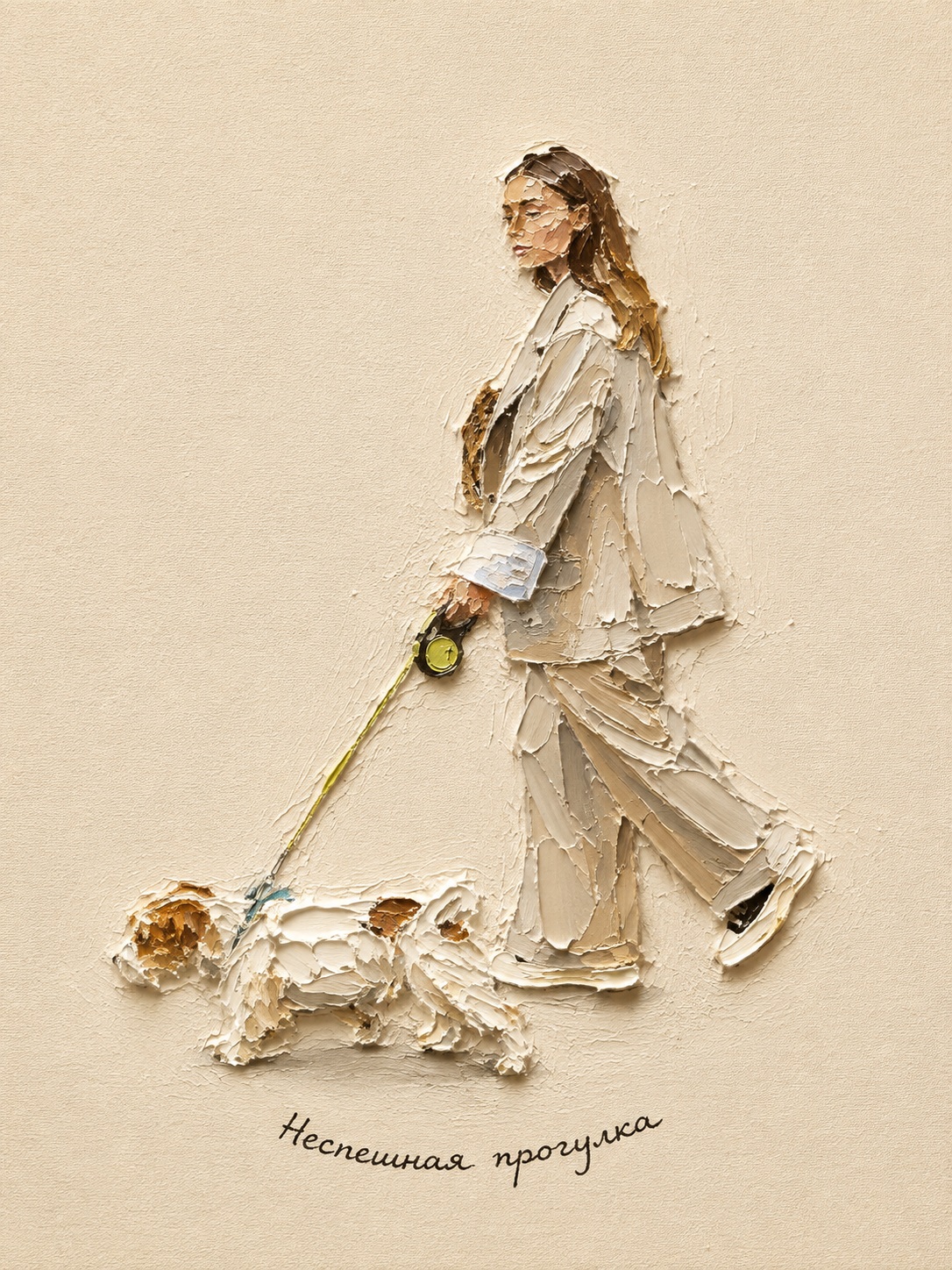 Impasto Palette-Knife Miniature from a Photo output 4