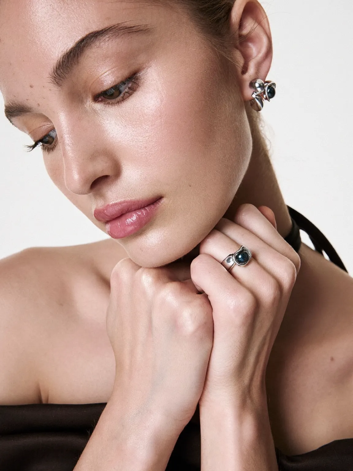 Photorealistic Editorial Jewelry Portrait output 8