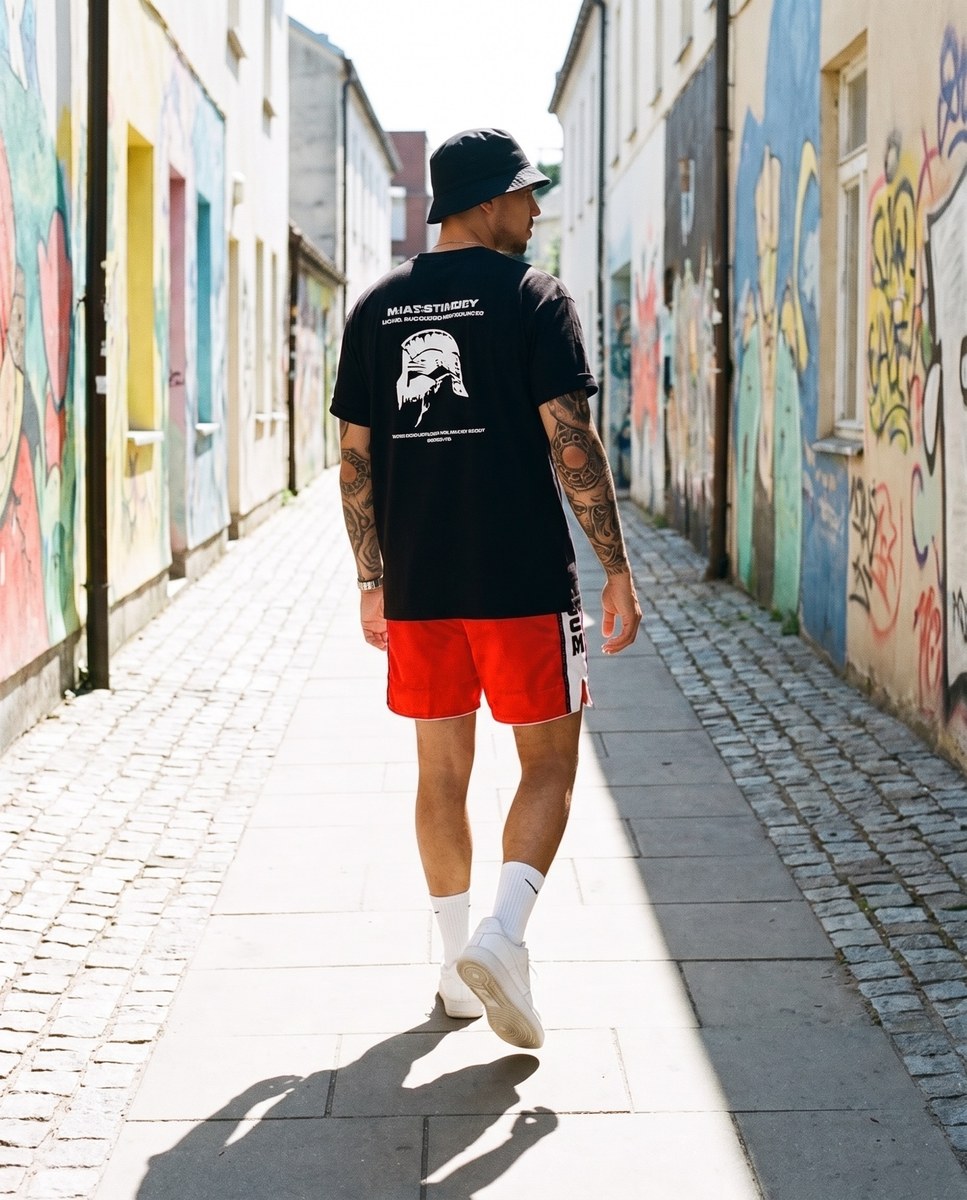 Candid Rooftop Streetwear Portrait output 3