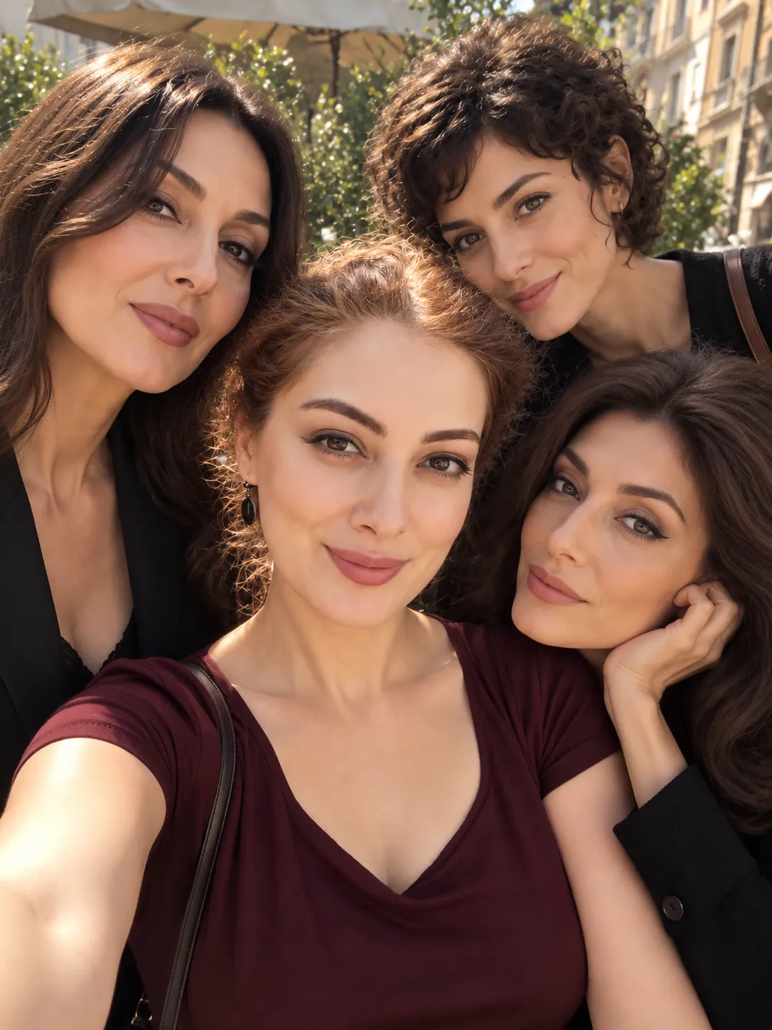 Celebrity Lookalike Group Selfie