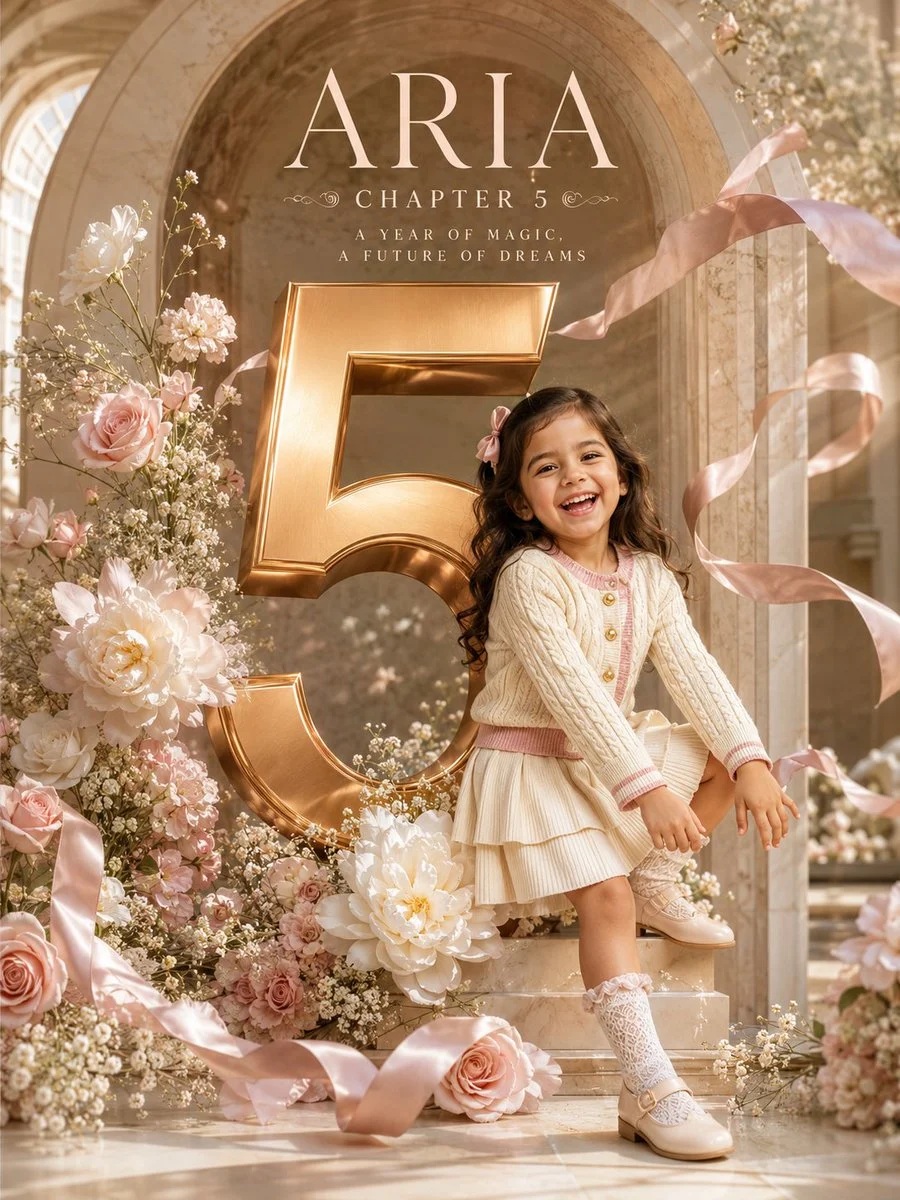 Luxury Birthday Poster from a Reference Photo output 4