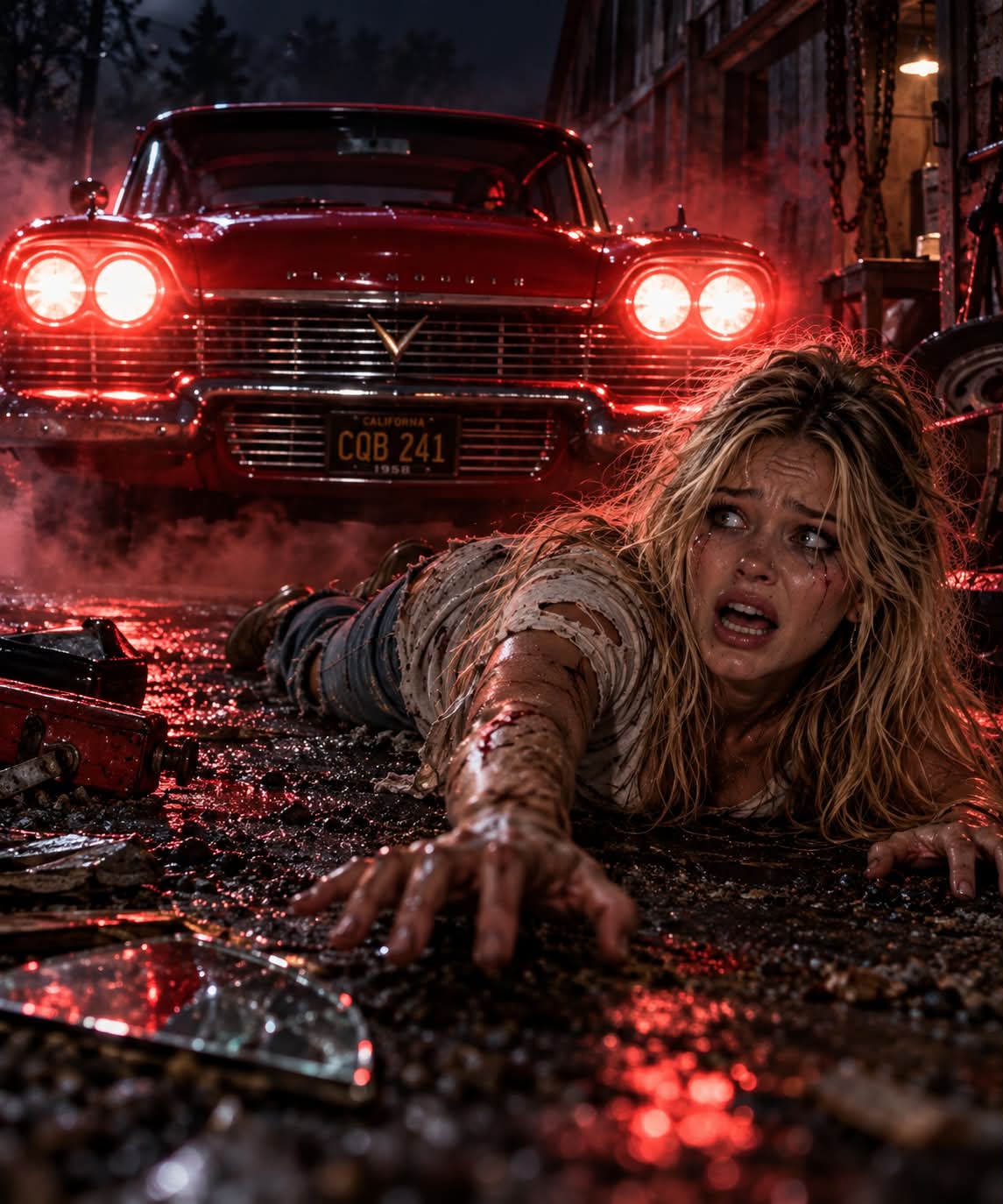 Detailed Scene Featuring Christine