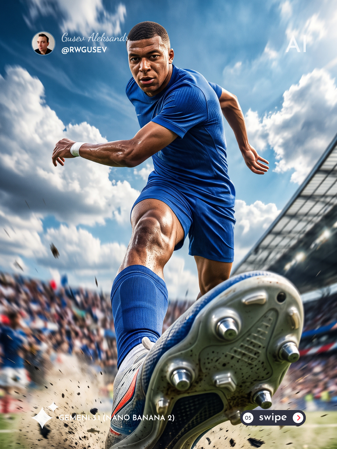 Low-Angle Soccer Poster output 5