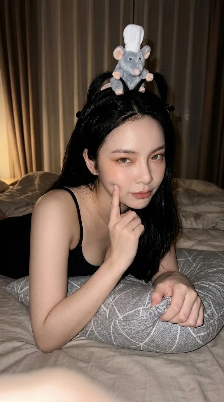 Photorealistic Cozy Night Selfie output 5