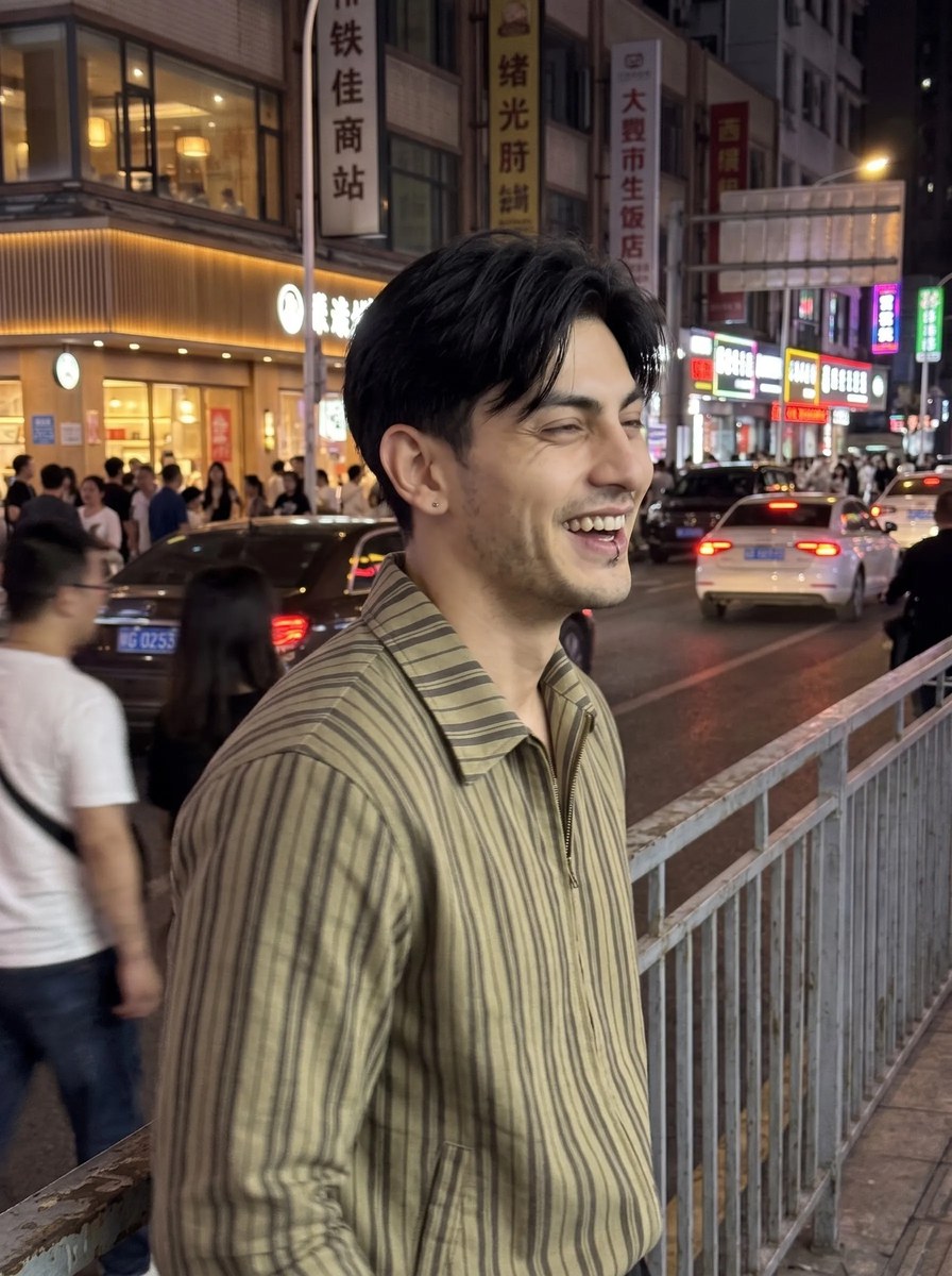 Chinese City Nights: Candid Smartphone Portrait output 3