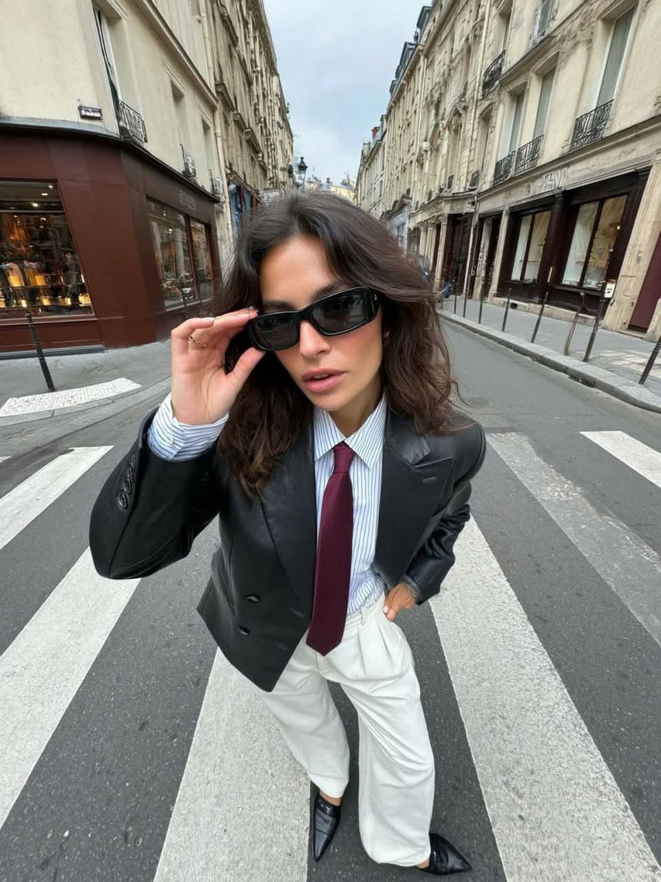 Overhead Fisheye Street-Fashion Portrait output 2