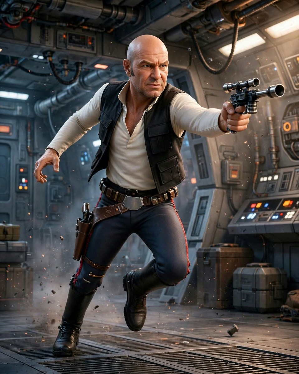 Cinematic 3D Action Character from a Reference Photo output 2