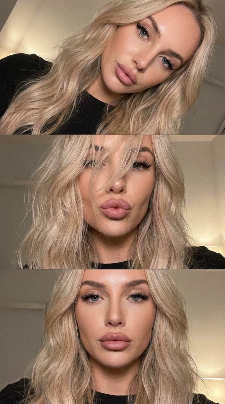 Three-Frame Vintage Selfie Collage