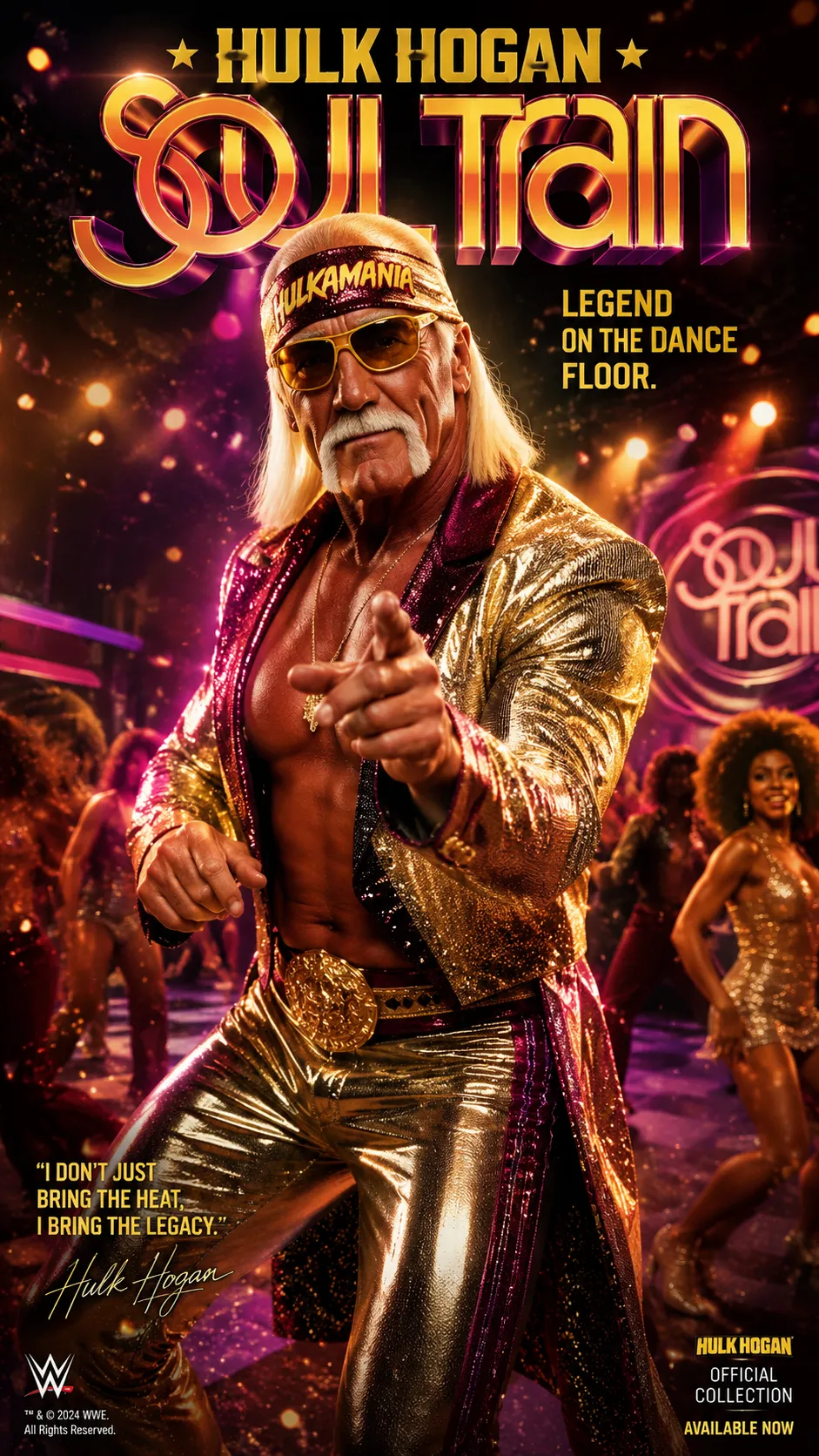 Soul Train Disco 3D Editorial Poster output 9