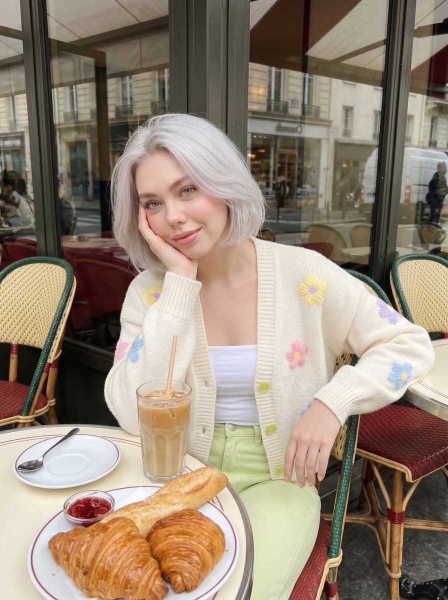 Candid Parisian Café Portrait output 5