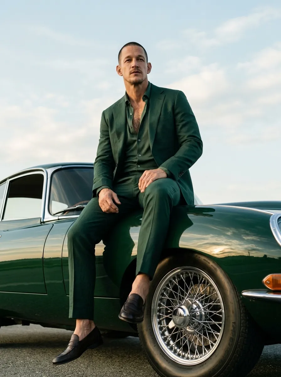 Luxury Automotive Fashion Editorial Portrait output 4