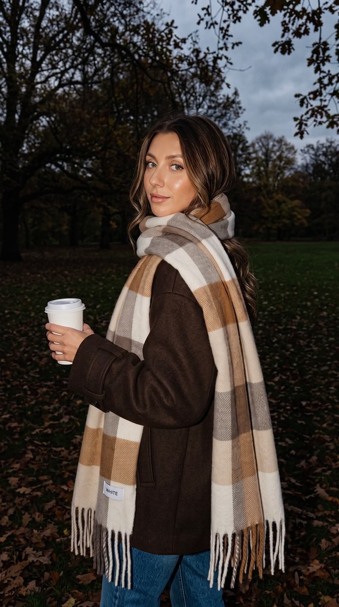 Candid Autumn Park Portrait with Smartphone Flash