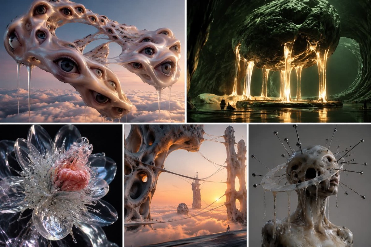 Create a Radically Nonhuman Image output 1