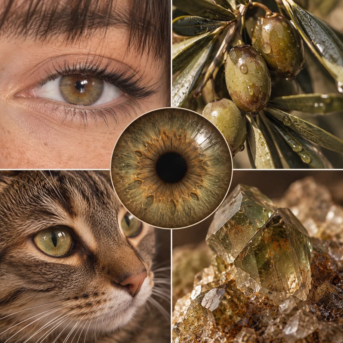 Iris Color Moodboard Collage