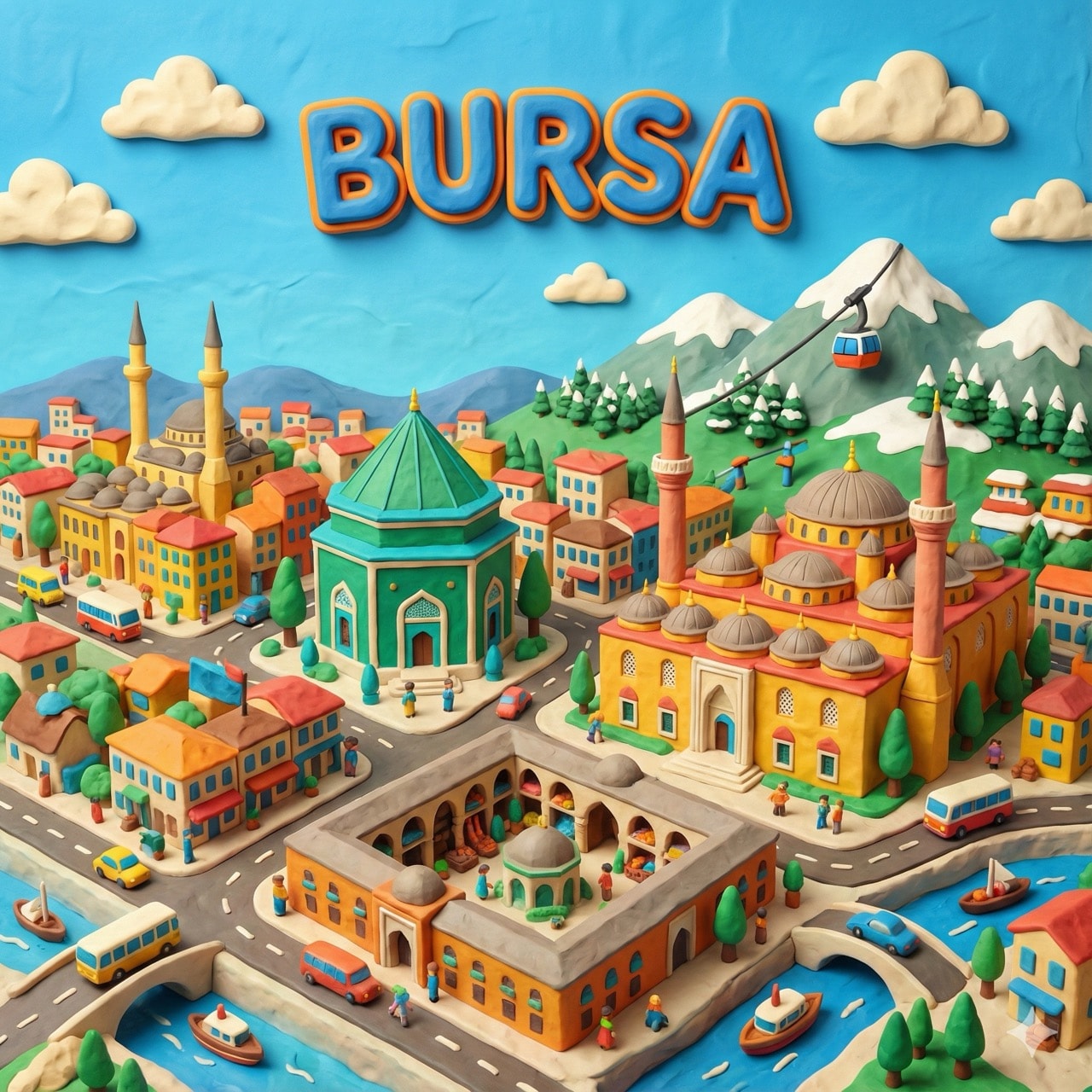 A Clay-Crafted City: Mini [CITY NAME] World output 1