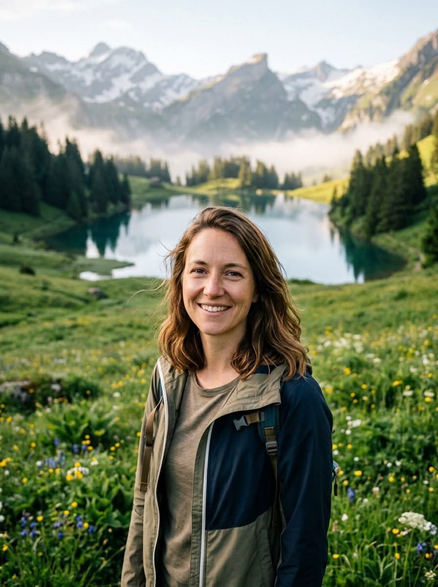 Photorealistic Swiss Alpine Portrait output 3