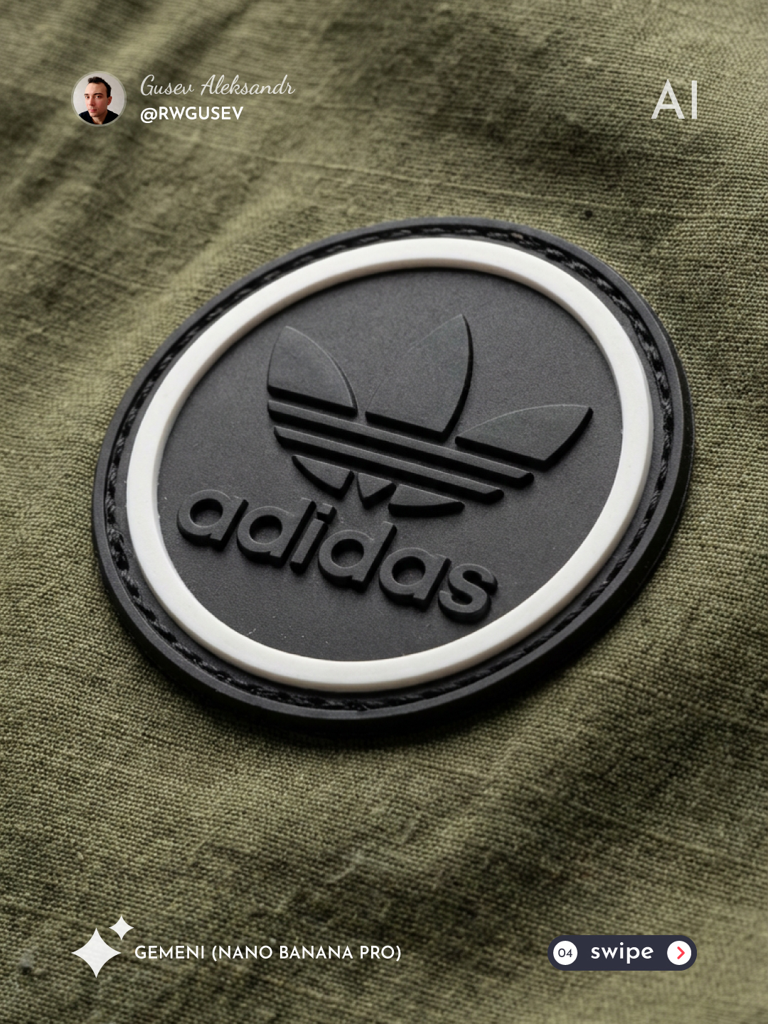 Hyper-Realistic 3D PVC Patch Product Photo output 3