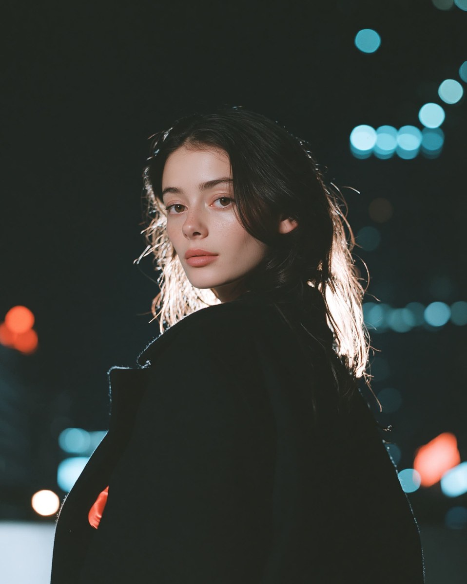 City Night Fashion Portrait output 5