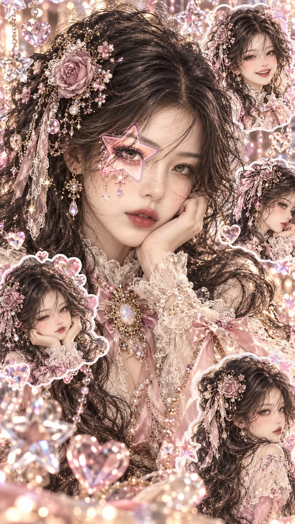 Starlight in My Other Eye — Anime Star-Eye Collage