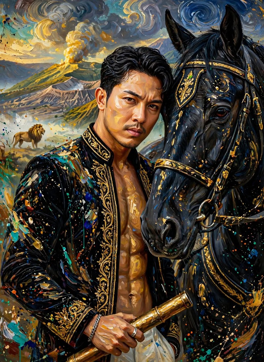 Raden Saleh, Guardian of Bromo