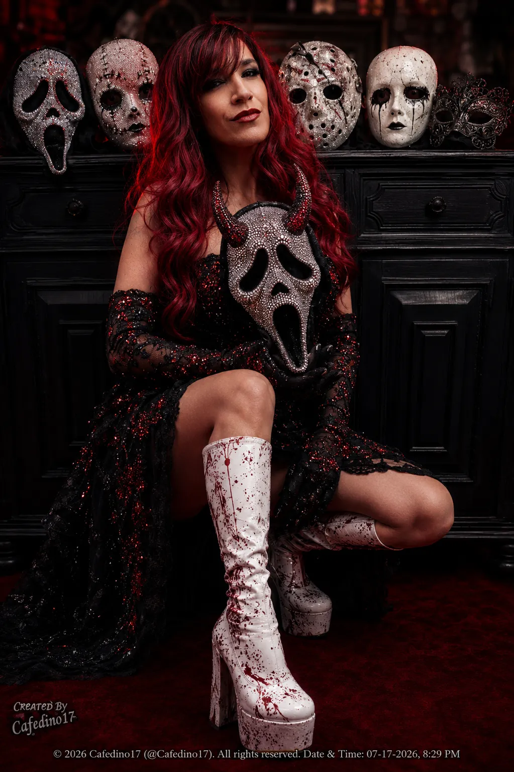 Dark Horror Glamour Fashion Editorial output 1