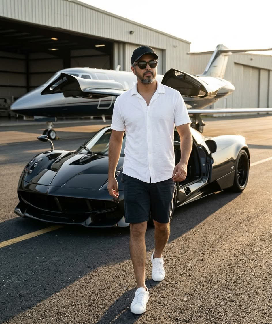 Luxury Airport Runway Lifestyle Portrait output 2